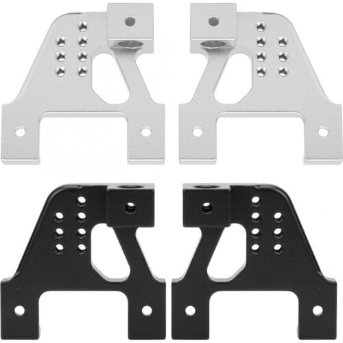 2pcs Aluminum Alloy Front/Rear Suspension Bracket Replacement Accessory Parts Fit for RGT EX86100 1/10 RC Crawler Car Spare Part
