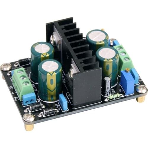 LM317 LM337 Adjustable Filtering Power Supply Board AC-DC Voltage Regulator 5V-24V