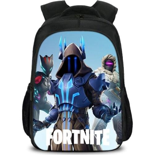 16 inch cartoon schoolbag fortress game Student Backpack fortnite computer backpack for primary and secondary school students