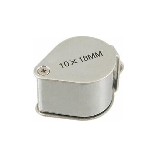 10 x 18mm Folding Magnifier Magnifying Jewelry Loupe