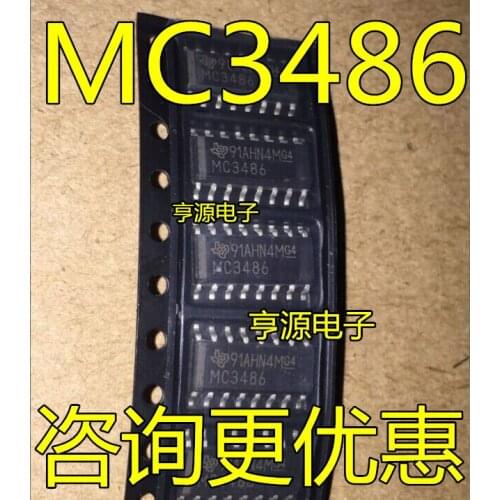5pcs MC3486 MC3486DR 3.9MM SOP-16