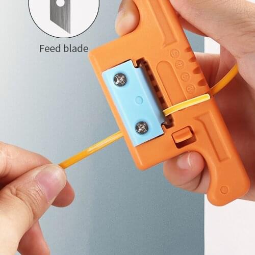 FTTH MSAT-5 Fiber Cable Ribbon Stripper MSAT 5 Loose Tube Buffer Mid-Span Access Tool 1.9mm to 3.0mm with Replaceable Blade Free