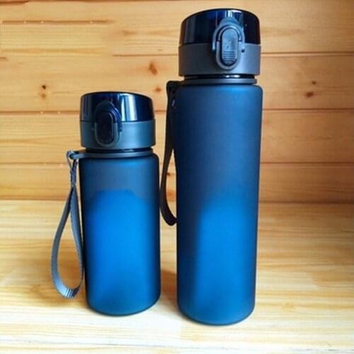 Best selling portable water bottle Gourd Plastic Sport protein shaker Outdoor sports camping straight drink water bottle