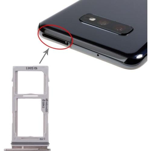 SIM Card Tray + SIM Card Tray / Micro SD Card Tray for Galaxy S10+ / S10 / S10e