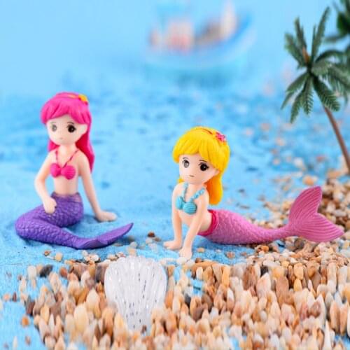 Miniature Landscape Good-looking Fish Tank Decor Exquisite Figurines Miniature Fashion Figurine Ornament Resin Landscape