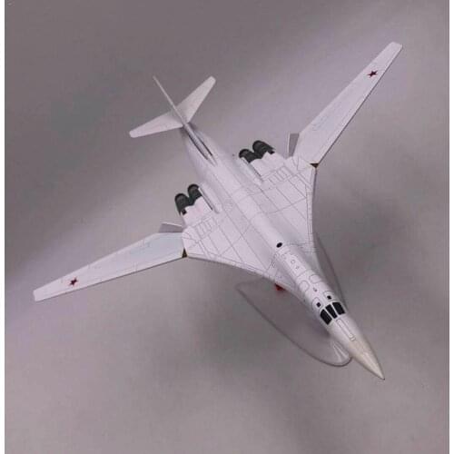 Craft Paper Model Airplane 1/144 03906 Tu-160 Blackjack For Boy Bomer Model Birthday Simulation Gift Bomber L7M8
