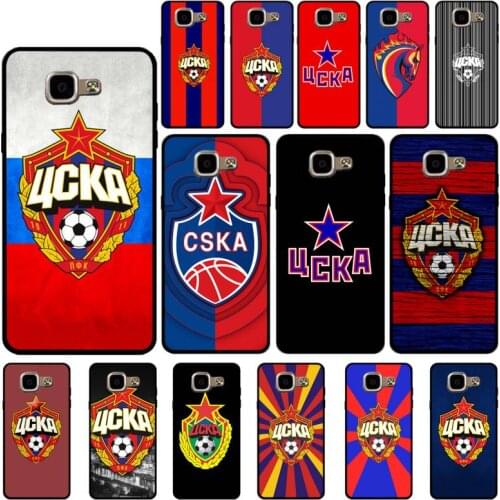 Yinuoda PFC CSKA Moscow Soft Phone Case Cover for Samsung A6 A8 Plus A7 A9 A20 A20S A30 A30S A40 A50 A70