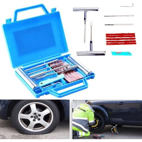 7pcs Car Tire Repair Tool Vehicle Portable Motorbike Wheel Tire Repair tools Set Fix Kit Mending wheel repair set