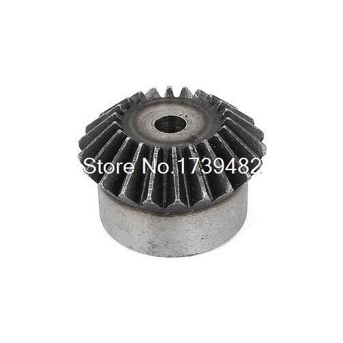 Gray Metal 47mmx38mm Module 2 22 Teeth Tapered Pilot Bore Bevel Gear Wheel