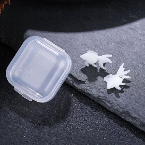 6 Shapes DIY Silicone Mini Goldfish Modeling Cute Fish Resin Art Mold Fillers Fish Shape Jewelry Fillings Jewelry Making