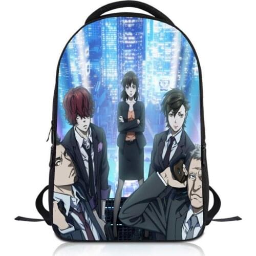 Anime Psycho-Pass Students Backpack School Bag Children Cartoon Knapsack Boys Girls Rucksack Bookbag Kids Satchel