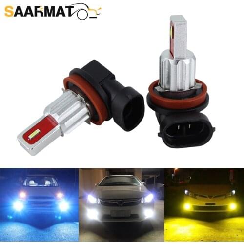 H8 H11 H9 H16(JP) LED Bulbs for Lada Kalina Granta Vesta SW Larina NIVA II Priora XRAY LED DRL Fog Light Bulb Lamp 6000k 3000k