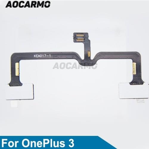 Aocarmo Menu Back Button Sensor Repair Replacement Flex Cable For Oneplus 3 A3000 1+3