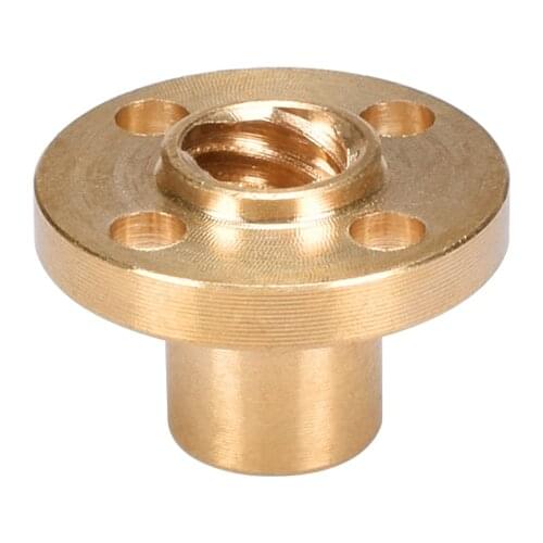 3D printer parts free shipping Copper Trapezoidal Screw Nut for T8 Screw T8 nuts stepper motor, rail screw