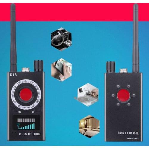 1MHz-6.5GHz K18 Anti RF Detector Camera Wireless Bug Detect GSM Listening Device Drop Shipping
