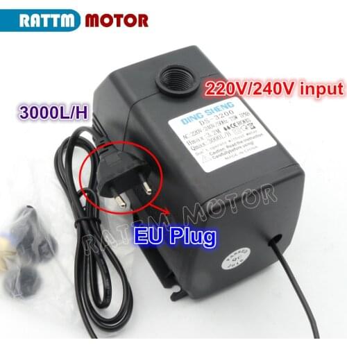 1PCS 75W 3.2m Water Pump Engraving Machine Cooling Tool for CNC Router 2.2kw Spindle Motor and 1.5kw 0.8kw 800W Spindle Motor