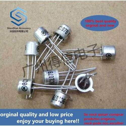 10pcs 100% orginal new BC107B BC107 TO-18 real photo