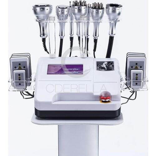 8 in 1 Portable 40K Cavitation Machine Weight Loss Anti-Cellulite Skin Tightening Face Lift Body Shaping Device For Beauty Salon