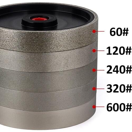Casaverde Diamond Grinding Wheel Disc CBN Grinding Wheels 150mm x 25mm for Sharpening High-Speed Steel Tools