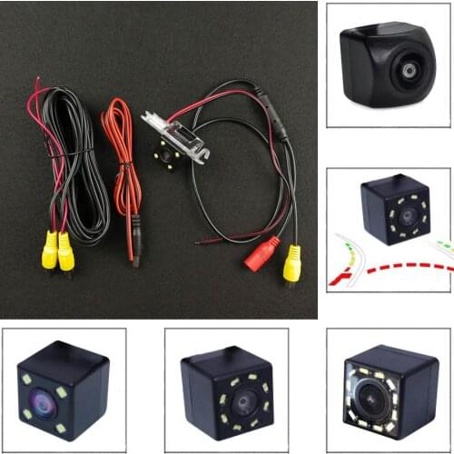 For Ford Mondeo Focus Hatchback Fiesta S-Max S Max 2010 2011 Kuga CCD Fisheye 4 8 12 LED Night Vision Parking Rear Camera