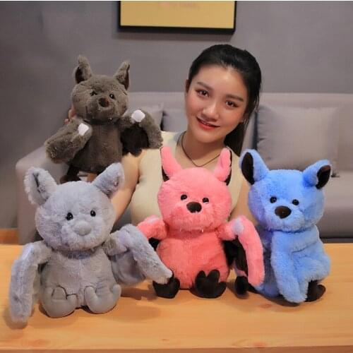 Creative Cartoon Bat Plush Toy Dark Elf Cute Bat Baby Soft Personality With Sleep Storytelling Plush Toy Gift For Children Kids