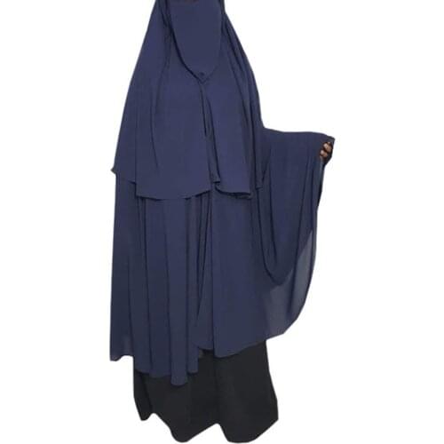 Muslim Hijab Scarf Women Khimar Caftan Marocain Turbans Jilbab Womens Abayas Dubai Islamic Prayer Jersey Long Scarf Headwraps