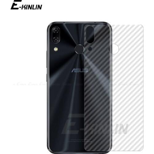 Soft Carbon Fiber Back Film For Asus ZenFone 7 Pro 5 5Z 6 ZS670KS ZS671KS ZS630KL ZS620KL ZE620KL Rear Screen Protector No Glass