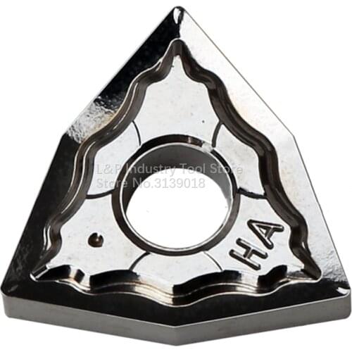 Genuine Carbide Inserts WNMG080408-HA H01 Turning Plates WNMG080408 HA H01 Tool For Copper Aluminum Cutters For Metal Lathe