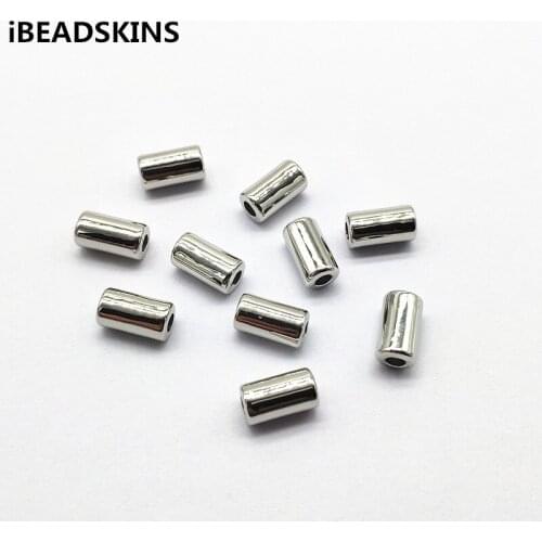 New arrival! 11x6mm 500pcs CCB Rhodium color Tube Shape beads for Earrings parts,hand Made Earrings Findings Jewelry DIY