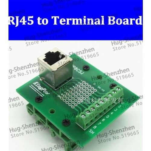 RJ45-M1-02 RJ45 to terminal network interface adapter cable terminals BRK8P8CSJ 5pcs/lot