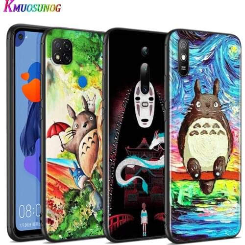 Silicone Cover Anime Totoro Ghibli Spirited For Xiaomi Redmi 9T 9 9C 9A 9AT 9i 8 8A 7 6 Pro 7A 6A 5 5A 4X Plus Phone Case