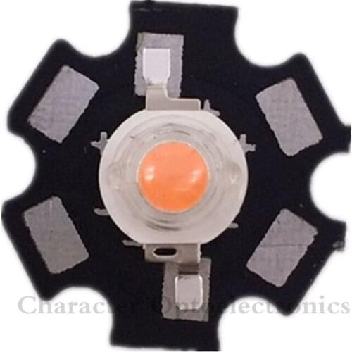 20pcs/lot 3W full spectrum led grow chip with PCB star , led grow lights ,broad spectrum 400nm-840nm led diode for indoor plant