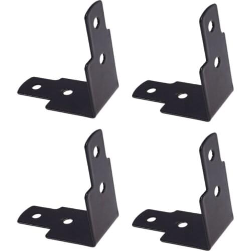 4pcs Corner Bracket Antique Decorative Iron Corner Bracket Furniture Fitting Corner Protector for Jewelry Box Luggage Case Wood