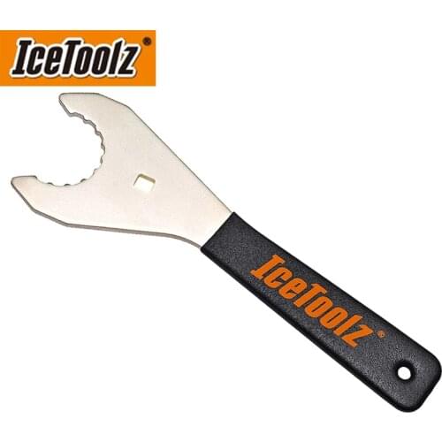 IceToolz Bicycle Bottom Bracket Tool Cr-Mo Steel 11F2 For Ultra-Tourque / Shimano Hollowtech II Compatbile Crank Adaptor