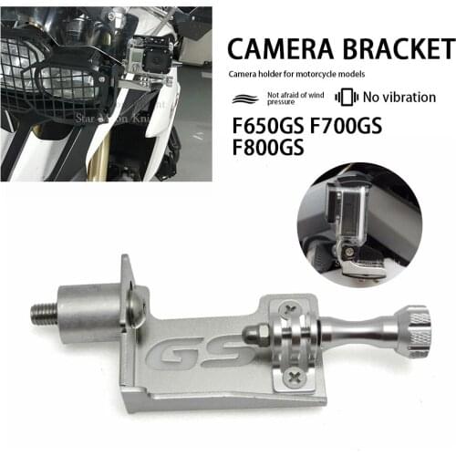 Motorcycle Driving Recorder / Camera Bracket Holder For BMW F650GS F700GS F800GS F 700 GS Front Left Camera Support Bracket