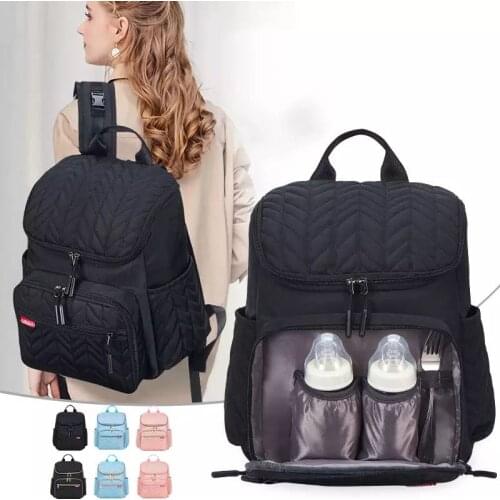 Baby Diaper Bag Backpack For Moms Large Capacity Mummy Maternity Bag Travel Stroller Bag Nursing Baby Care Nappy Bag baby pour