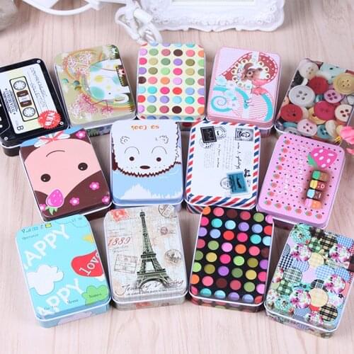 1pc creative iron cigarette storage box camera tape envelope printing case holder portable cigarette container gifts