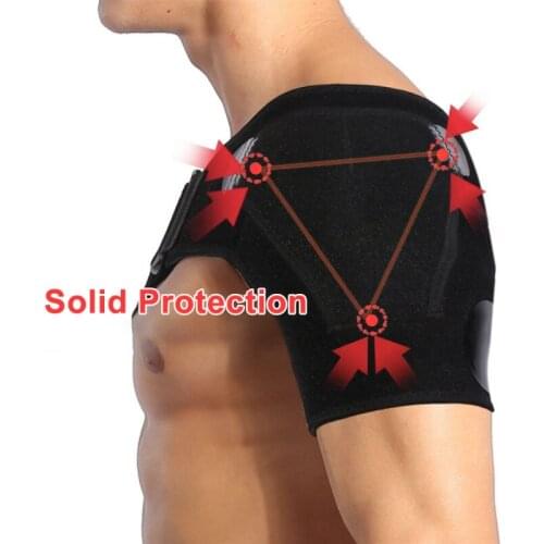1 Pc Adjustable Breathable Outdoor Sports Care Single Shoulder Support Back Brace Guard Strap Wrap