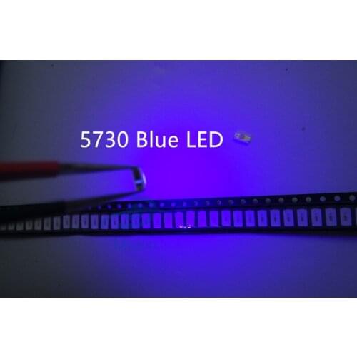 100pcs 5730/5630 SMD Blue LED Light Emitting Diode SMD LED 5730 blue Surface Mount Led 460-470NM 3.0-3.6V Ultra Birght Led
