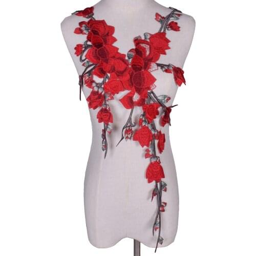 2Pcs/Set Magnolia Flower Pstch Cloth Decoration DIY Fashion Bag Clothes Multi-color Patch Adhesive Clothing Decals