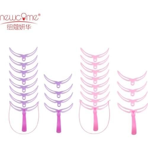 4/8 In 1 Reusable Eyebrow Shaper Makeup Template Eyebrow Grooming Shaping Stencil Kit Eyebrow Template Reusable Eyebrow Shaping