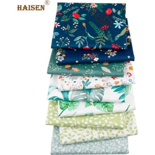 9pcs/lot,Flowers Series Printed Twill Cotton Fabric Patchwork Twill Cloth DIY Sewing&Quilting Doll Crafts Set Material 40x50cm