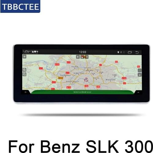 Car Android System 1080P IPS LCD Screen For Mercedes Benz SLK Class SLK300 SLK350 2010~2018 Car Radio Player GPS Navigation AUX
