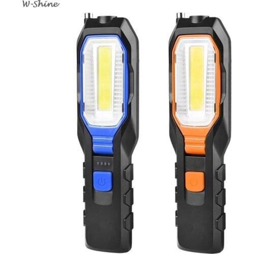 COB LED Work Light USB Rechargeable Working Flexible Magnetic Inspection Lamp Flashlight Emergency Light Torch