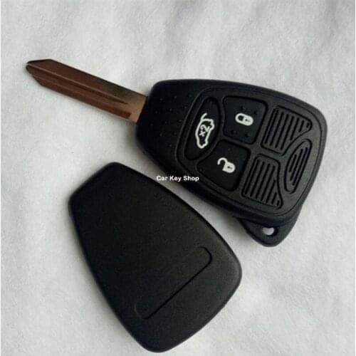 DAKATU For ChryslerJCUV Wrangler Sebring PT Cruiser 3 Button Remote Car Key with ID46 Chip 433mhz
