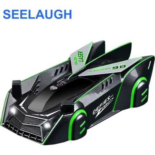 Remote Control Infrared Laser Sensor RC Car Resist Gravity Follow Light Wall Climbing Car Racing Model Childrens Toys Gift Sylh