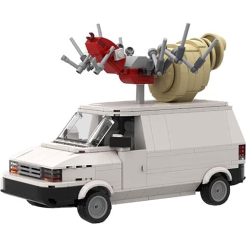 DIY Popular Movies Family Traveling Scooter Hill Insect Bugs Car Building Block Model Kids MOC Toys Puzzle Education Bricks Gift