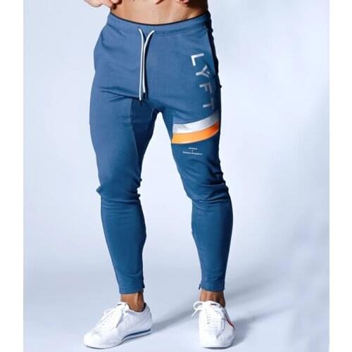 Mens Gym Jogger Pants Casual Pants Workout Slim Fit Workout Bodybuilding Sweatpants Zipper Bottom Running Outdoor Sports Pants