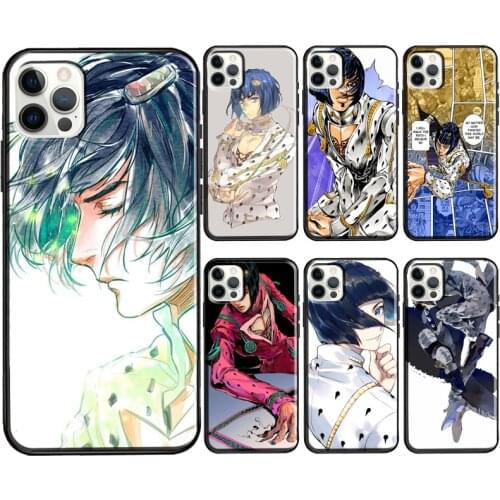 Bruno Bucciarati JoJos Bizarre Adventure Soft Cover For iPhone 12 11 Pro Max X XR XS Max 5S SE 2020 8 7 Plus 12 Mini Phone Case