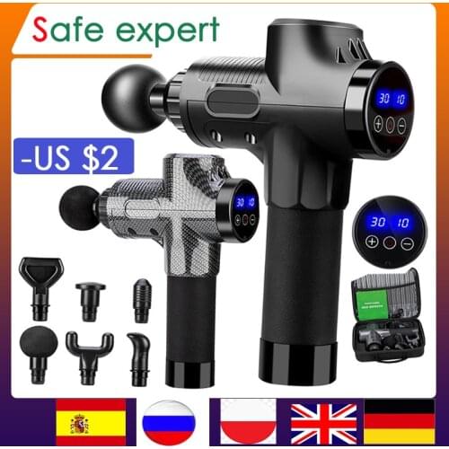Professional Fascial Massage Gun Sport Relaxation Fitness EMS Muscle Stimulator Handheld Massager for fitness Phoenix A2